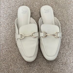 A New Day Women's White Loafers